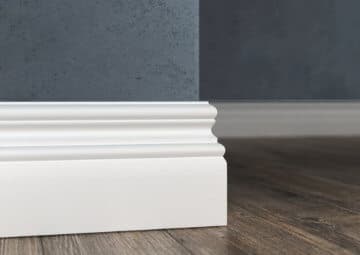 Listwy przypodłogowe białe MDF